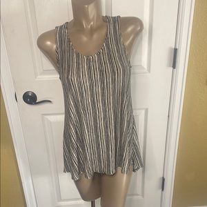 W5 - Striped Sleeveless Top / Tunic - S